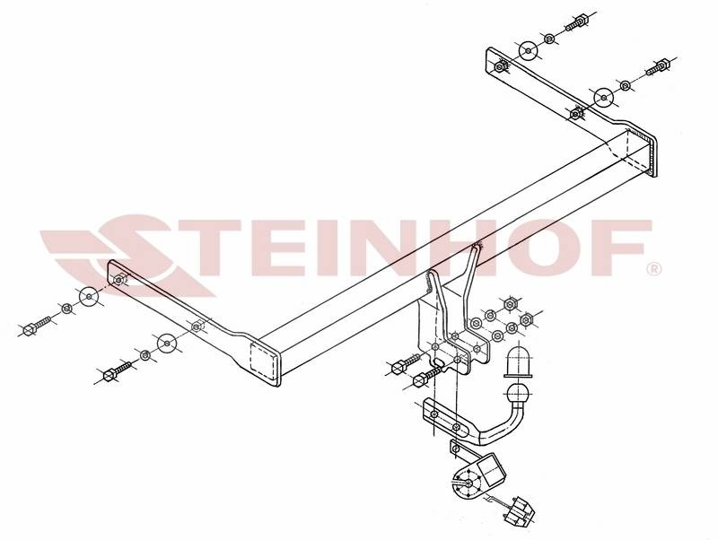 Hak holowniczy Steinhof Subaru Forester 2018-