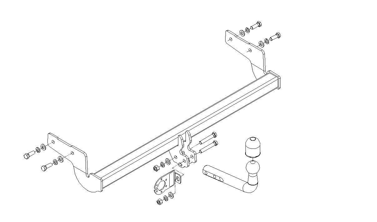 Hak holowniczy Autohak J14