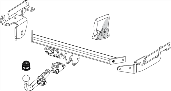 Hak holowniczy Brink Nissan Murano (Z51) 2008-2014