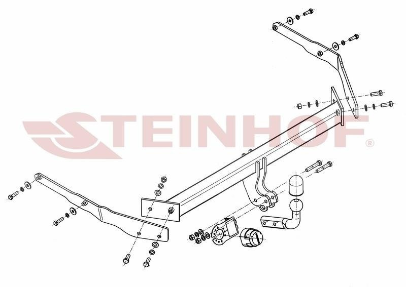 Hak holowniczy Steinhof Ford Focus III Kombi 2011-2018