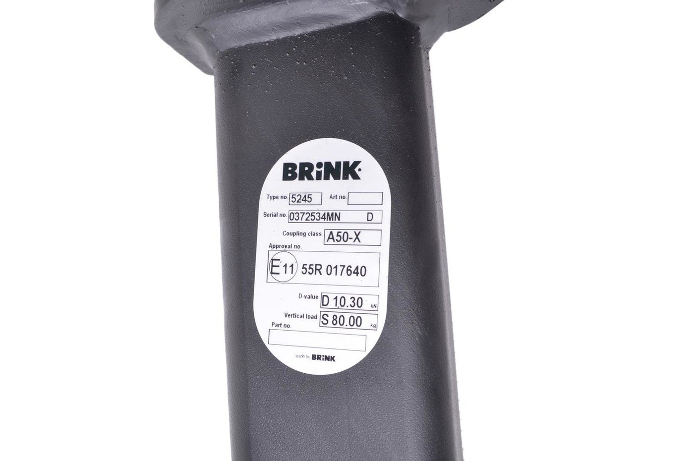 Hak holowniczy Brink 524500