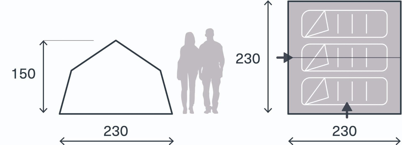 Namiot turystyczny Kampa Stargazer 03 9120002489