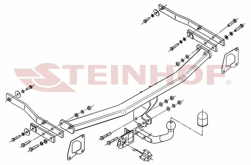 Hak holowniczy Steinhof Renault Megane II Hatchback 2002-2008