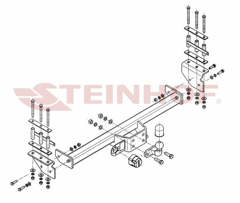 Hak holowniczy Steinhof N-074