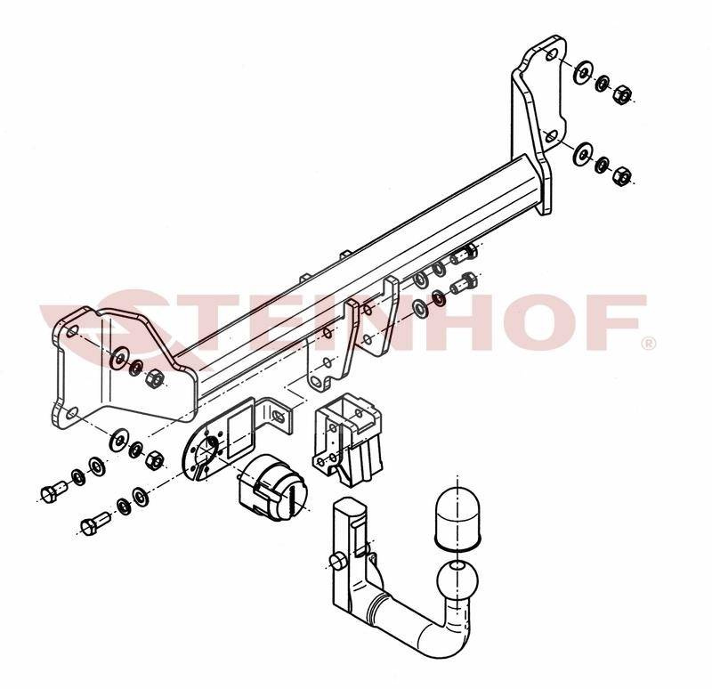 Hak holowniczy Steinhof  B-067