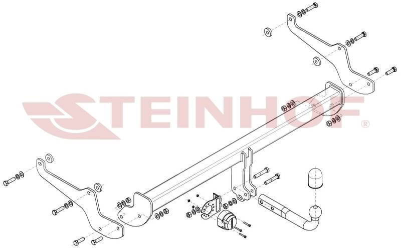 Hak holowniczy Steinhof Renault Arkana 2019-