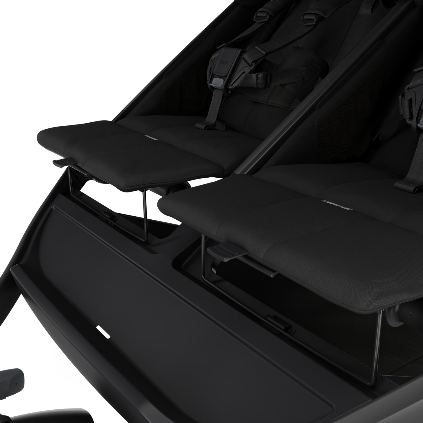 Thule Urban Glide 3 double black Wózek z klamrą magnetyczną 10101998