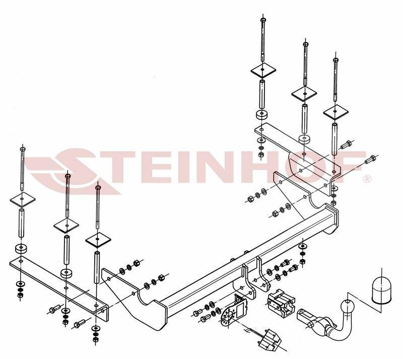 Hak holowniczy Steinhof O-226