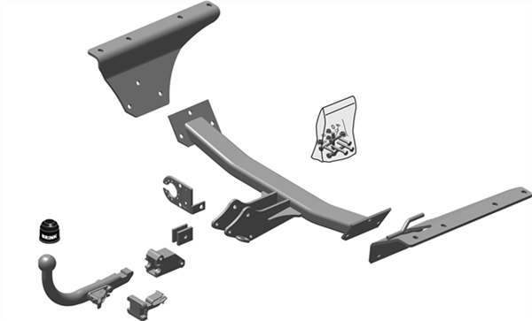 Hak holowniczy BRINK  487100