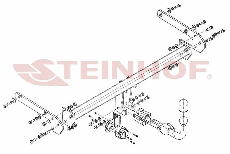 Hak holowniczy Steinhof Suzuki Vitara 2018-