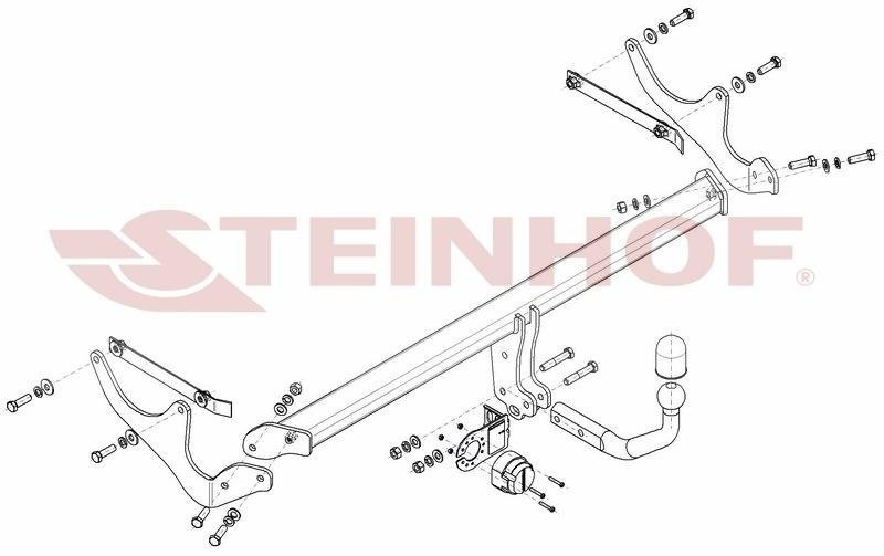 Hak holowniczy Steinhof Renault Megane IV Grandtour 2016-