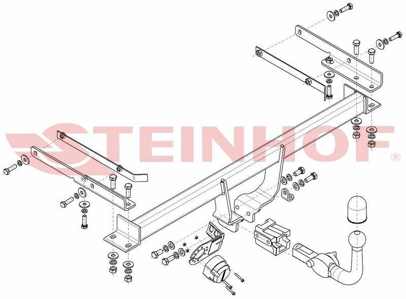 Hak holowniczy Steinhof Suzuki Swift 2017-