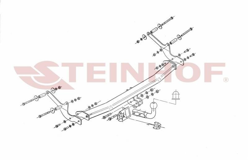 Hak holowniczy Steinhof Renault Clio III Hatchback 2005-2012