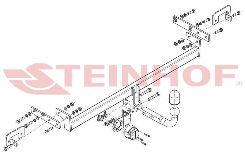 Hak holowniczy Steinhof Suzuki Celerio 2014-