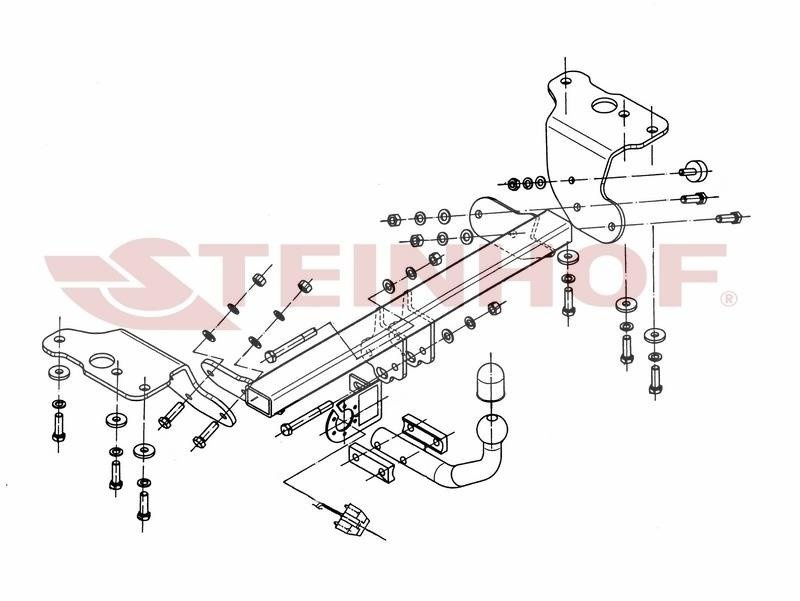 Hak holowniczy Steinhof T-090