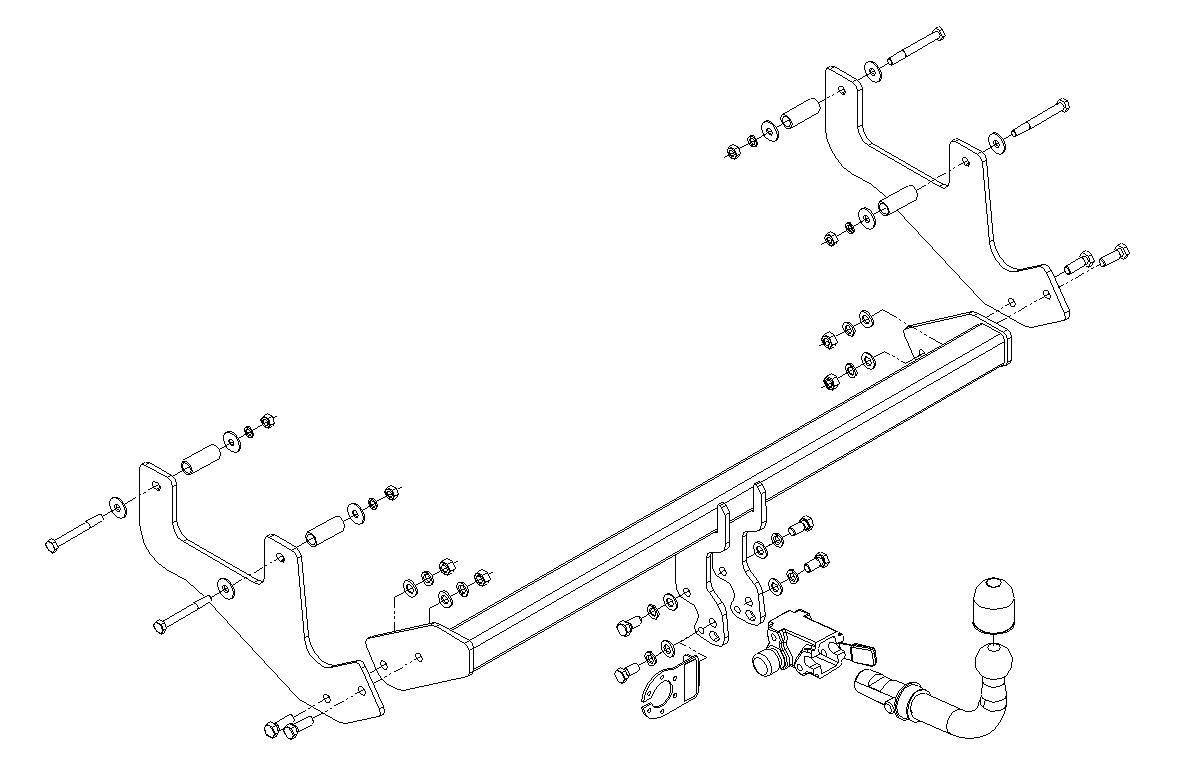 Hak holowniczy Autohak G61A