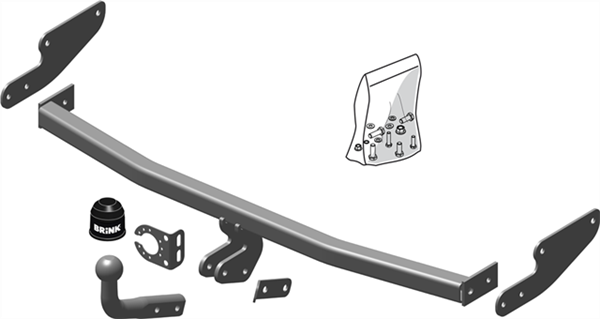 Hak holowniczy Brink Renault Twingo II 2007-2014