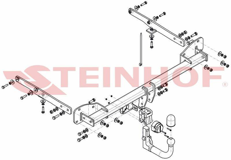 Hak holowniczy Steinhof Opel Astra V K Kombi 2016-2022