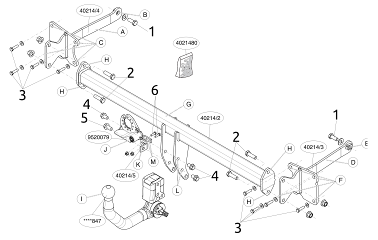 Hak holowniczy BRINK 4021400