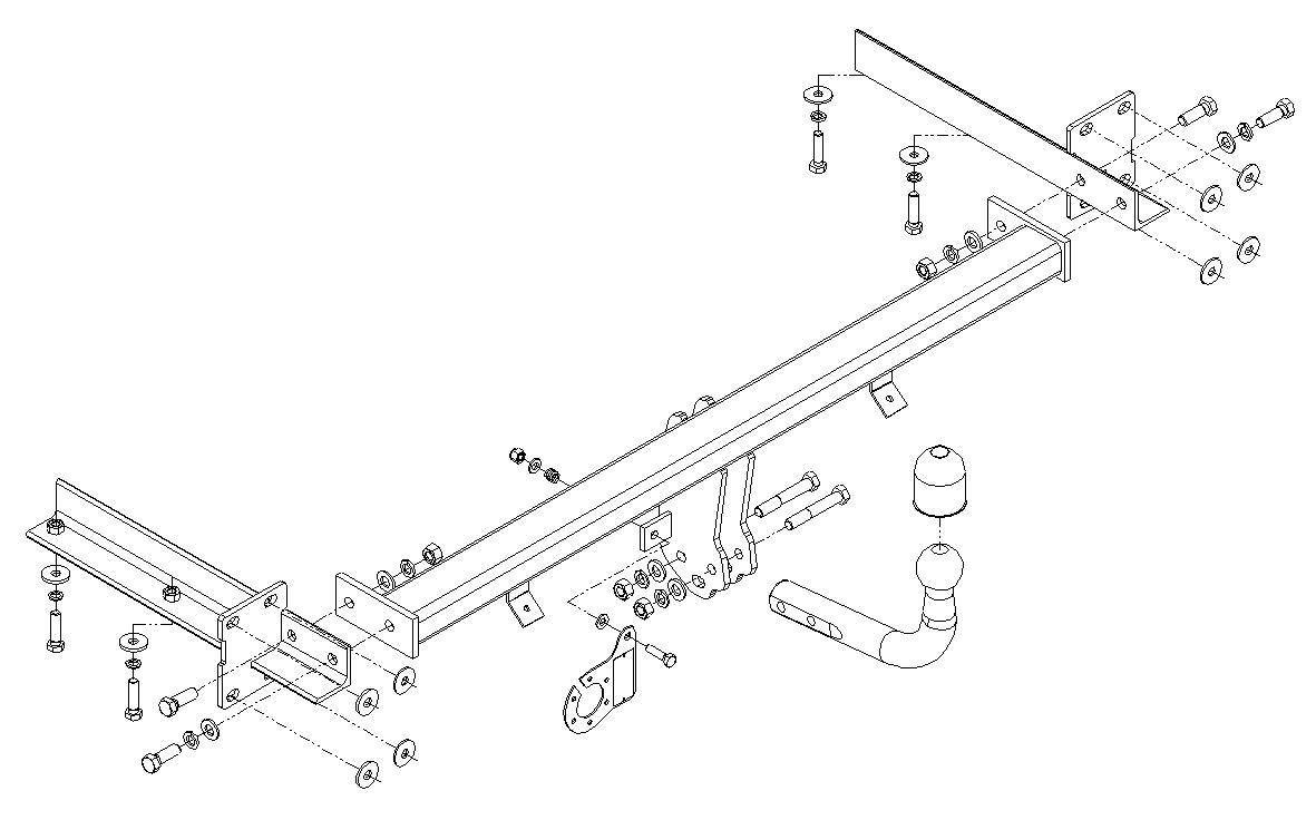 Hak holowniczy Autohak E46