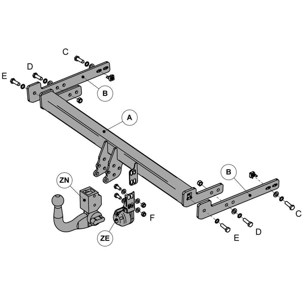 Hak holowniczy Witter VW81Q