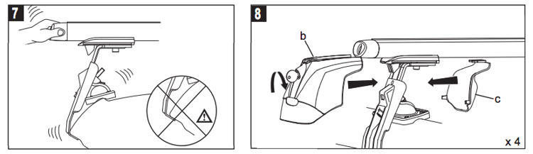 Bagażnik dachowy belki Seat Ibiza III  2002-2008  5-drzwiowy hatchback