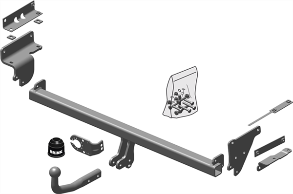 Hak holowniczy Brink Nissan Qashqai J10 2007-2013