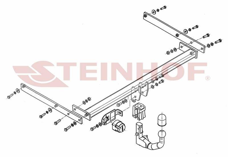 Hak holowniczy Steinhof Ford C-MAX II 2010-