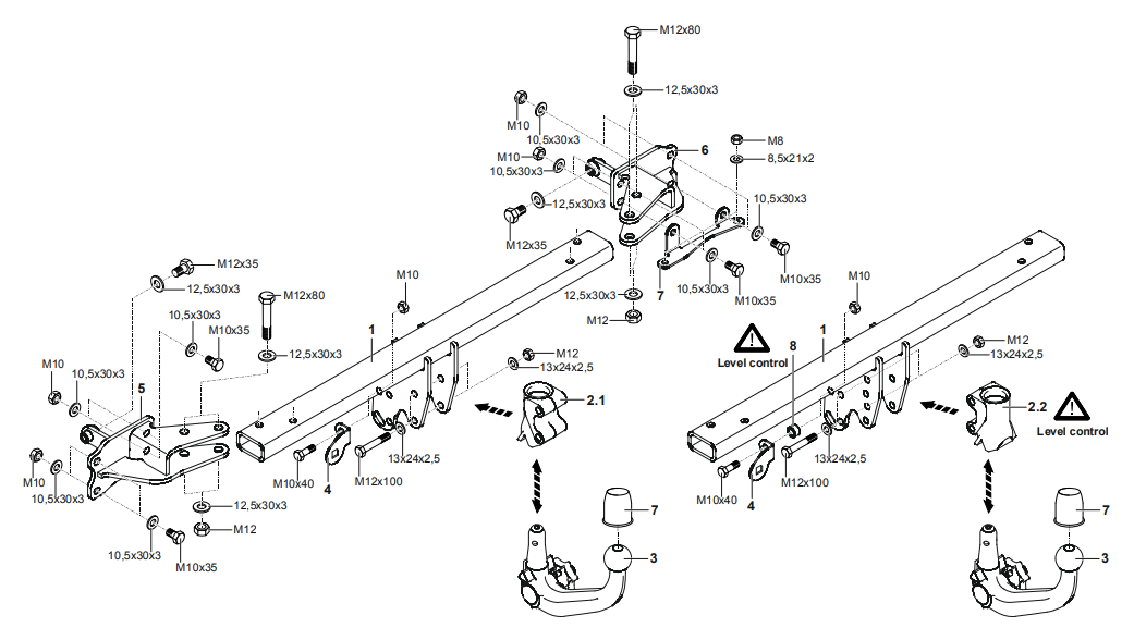 Hak holowniczy Westfalia Mercedes Klasa C sedan W205 03/2014 – 06/2018