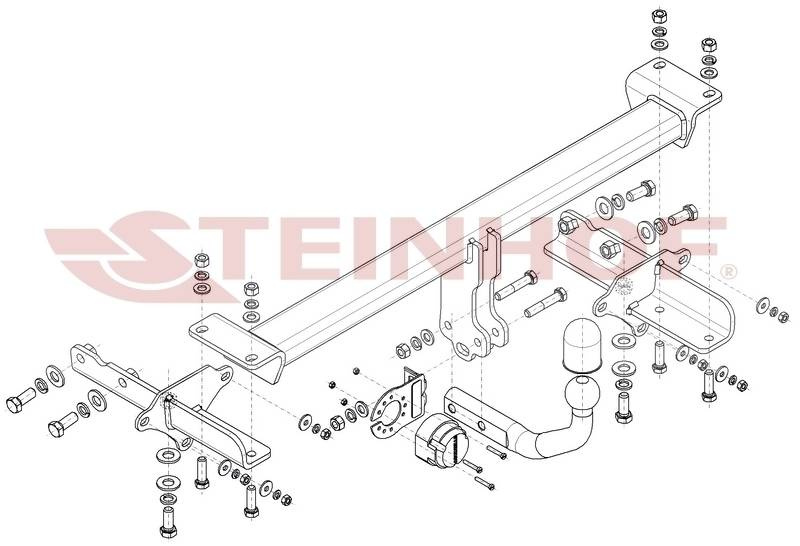 Hak holowniczy Steinhof Fiat Tipo Cross 2020-