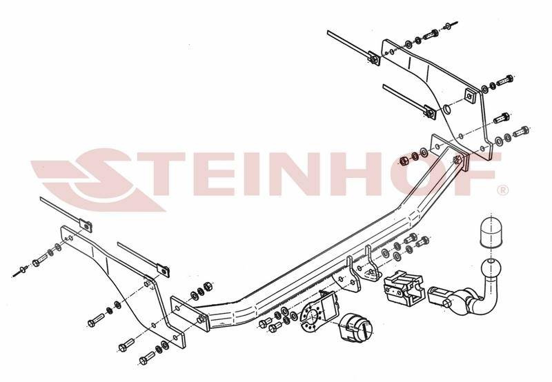 Hak holowniczy Steinhof M-013
