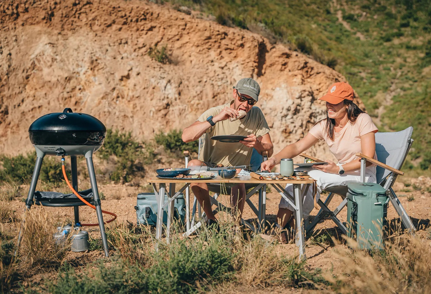 Carri Chef 50 BBQ / Grill 2 Braai grill gazowy (Ø 50 cm)