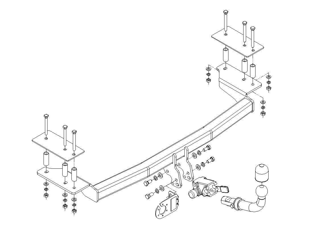 Hak holowniczy Autohak C007A