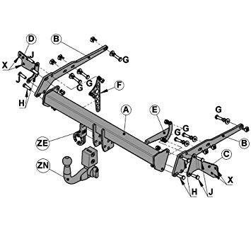 Hak holowniczy Witter F177Q