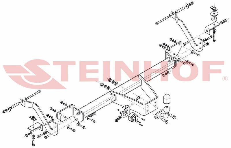 Hak holowniczy Steinhof F-067