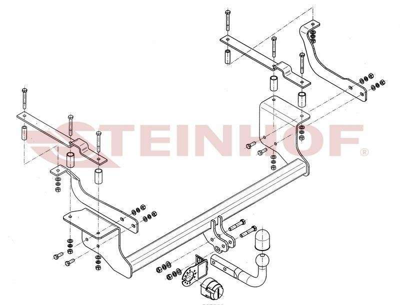 Hak holowniczy Steinhof Suzuki Ignis II (MH) 2003-2007