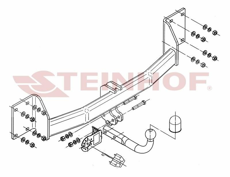 Hak holowniczy Steinhof B-062