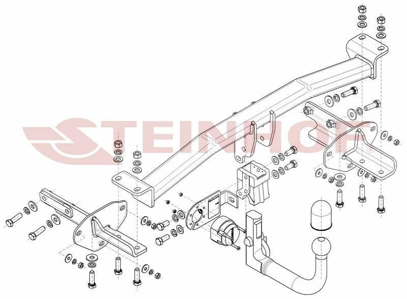 Hak holowniczy Steinhof FIAT Tipo Kombi 2016-