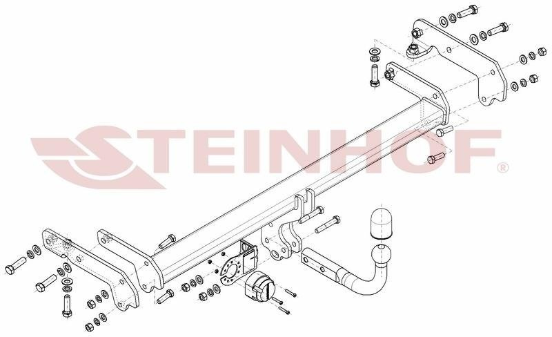 Hak holowniczy Steinhof Ford Edge 2015-