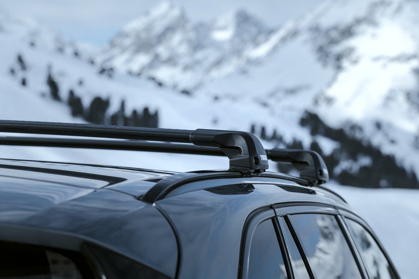 Bagażnik dachowy Thule Wingbar Edge Evo Black Opel Grandland X 2018-
