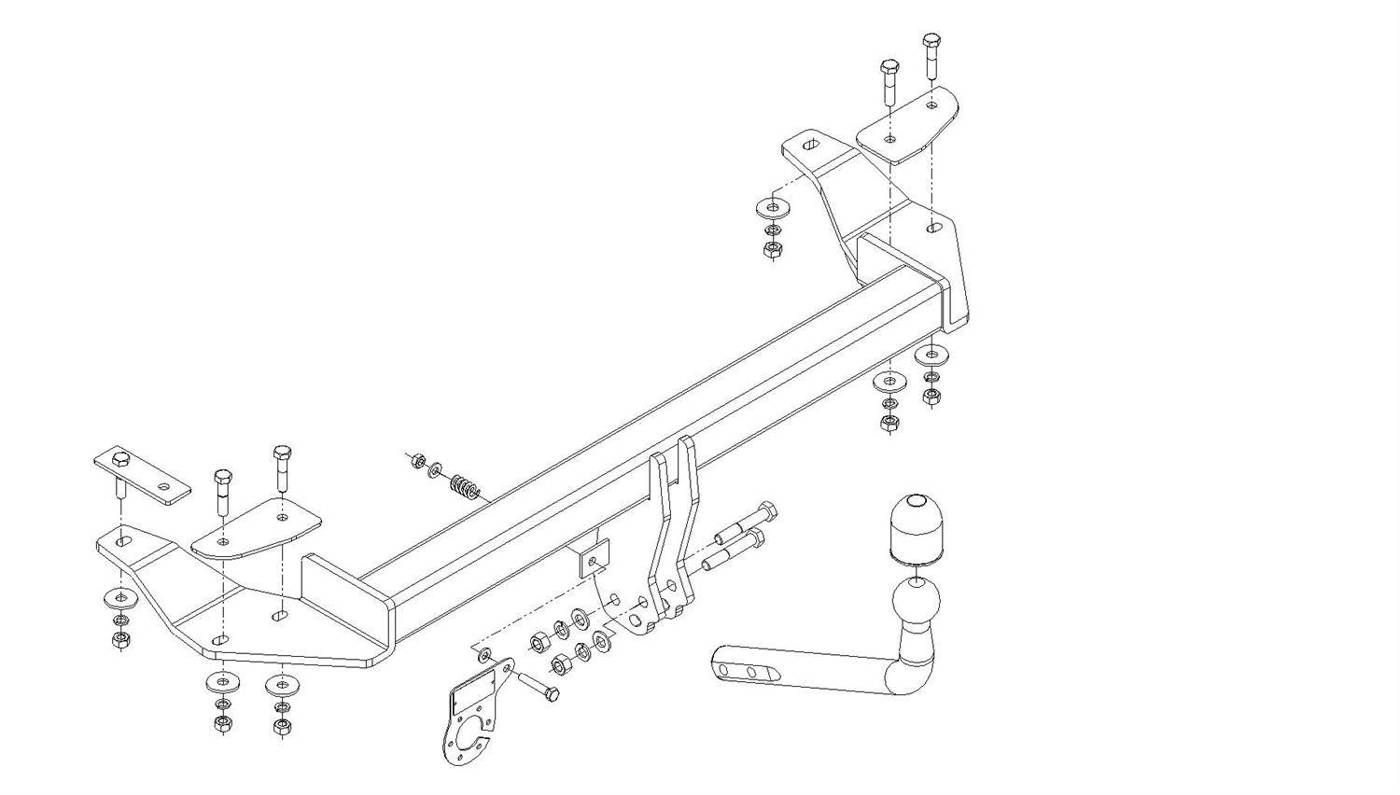 Hak holowniczy Autohak Audi A8 S8 Sedan 06.1994-09.2002