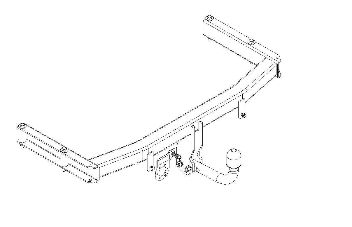 Hak holowniczy Autohak Seat Exeo 03.2009-