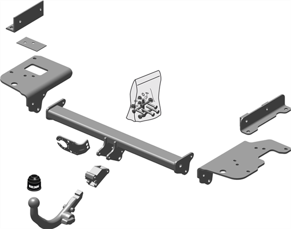 Hak holowniczy Brink 444100