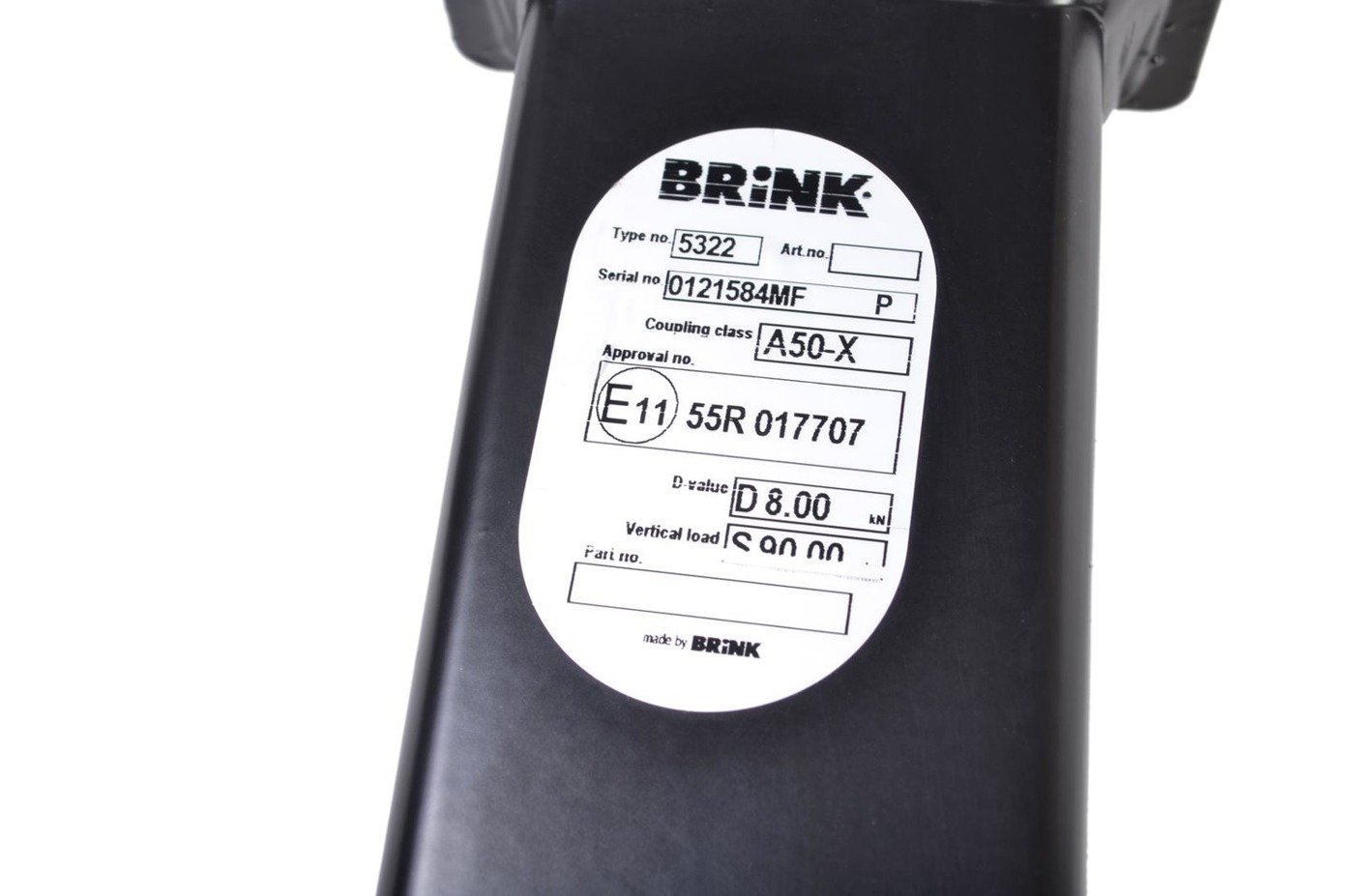 Hak holowniczy Brink 532200