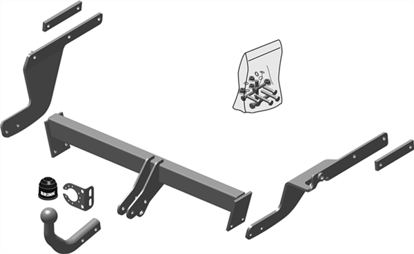 Hak holowniczy Brink 539400