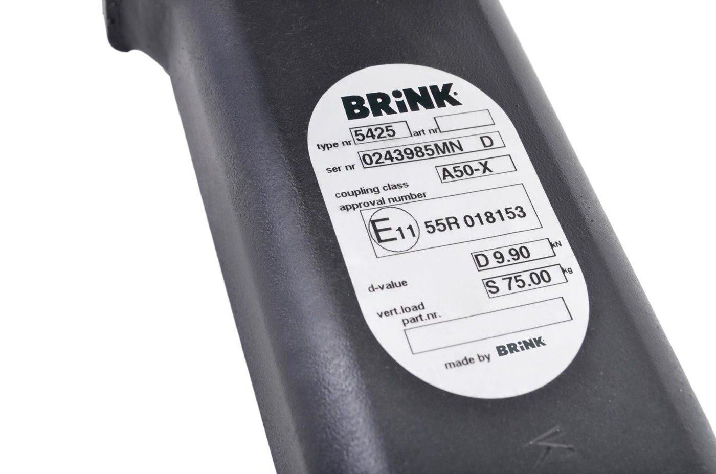 Hak holowniczy Brink 542500