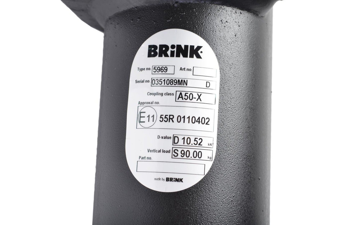 Hak holowniczy Brink 596900