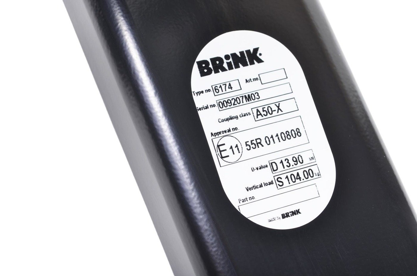 Hak holowniczy Brink 617400