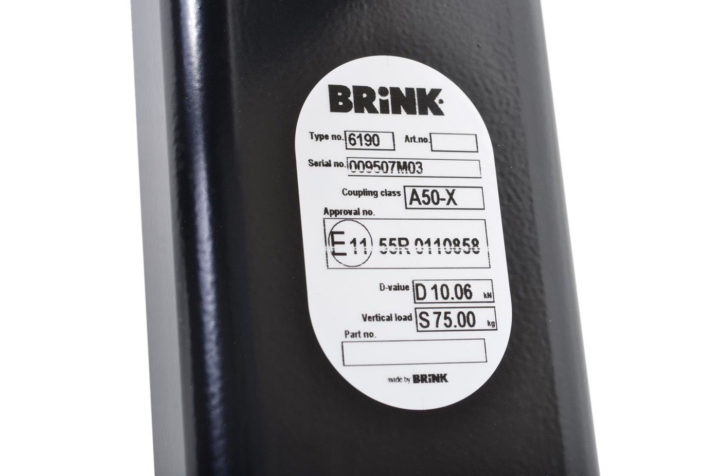 Hak holowniczy Brink 619000