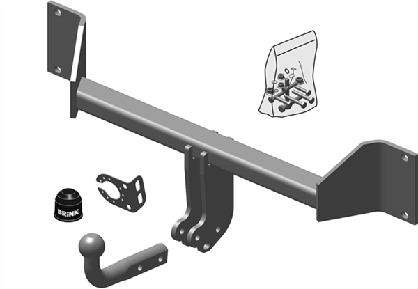 Hak holowniczy Brink BMW X3 F25 11.2010-02.2014